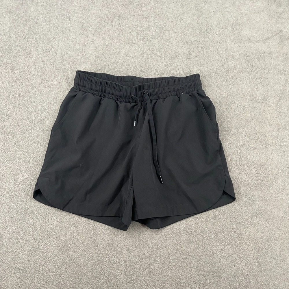 Mondetta‎ Performance Shorts Women's S Black Stretch Moisture-Wicking Drawstring